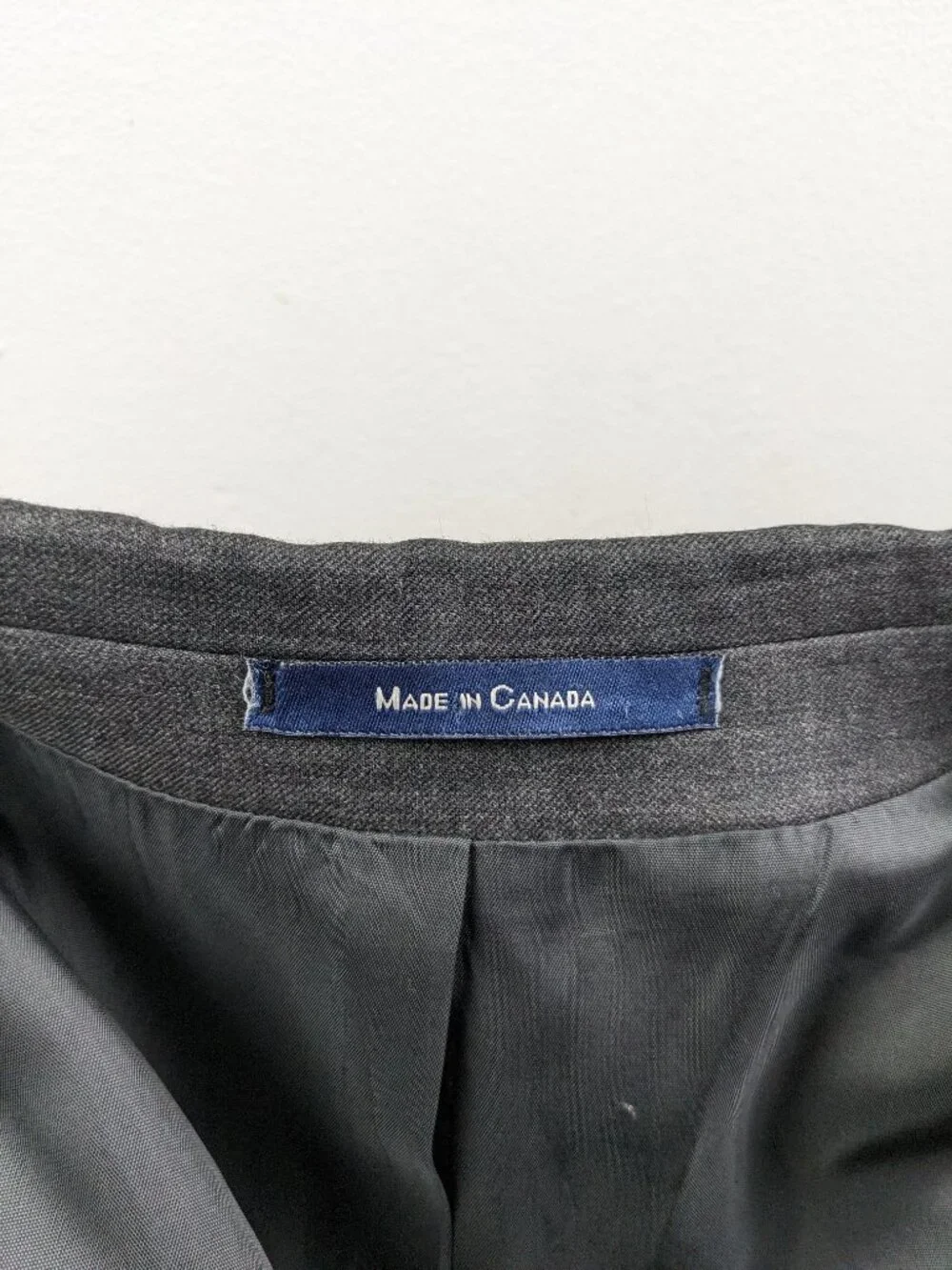 Polo Ralph Lauren 46R Suit Flannel Wool Cashmere 40x30 University